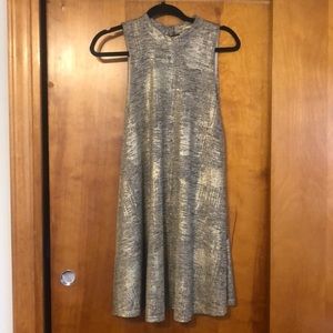 Beautiful gold swing dress